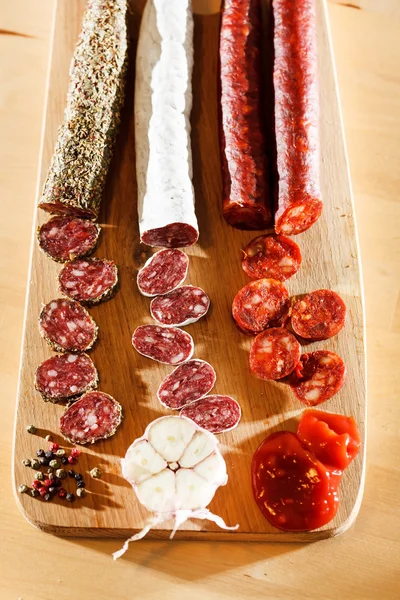 Salsicce spagnole — Foto Stock
