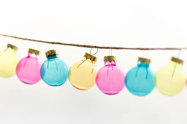 Bolas de Natal coloridas — Fotografia de Stock