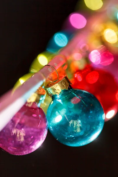 Boules de Noël colorées — Photo