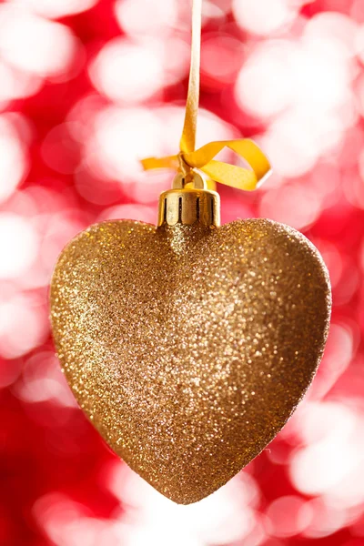 Gold hearts — Stock Photo, Image