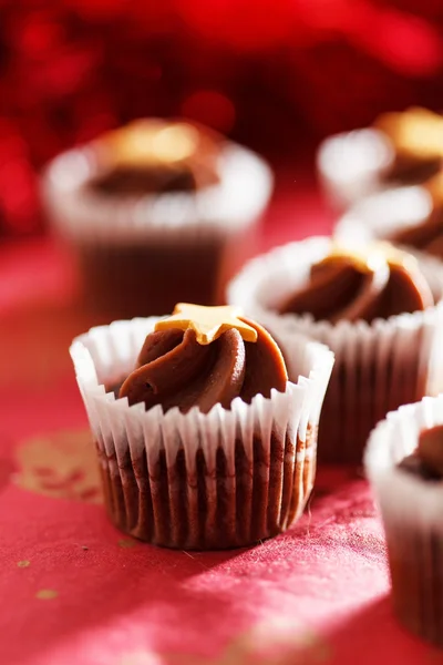 Christmas cupcakes — Stock Photo, Image