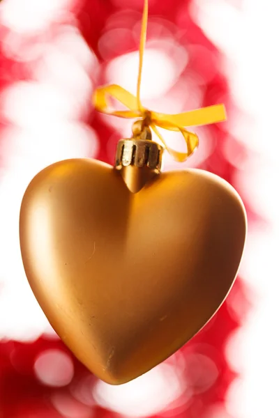 Gold hearts — Stock Photo, Image