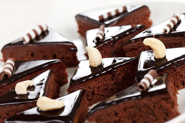 Pasteles de chocolate — Foto de Stock