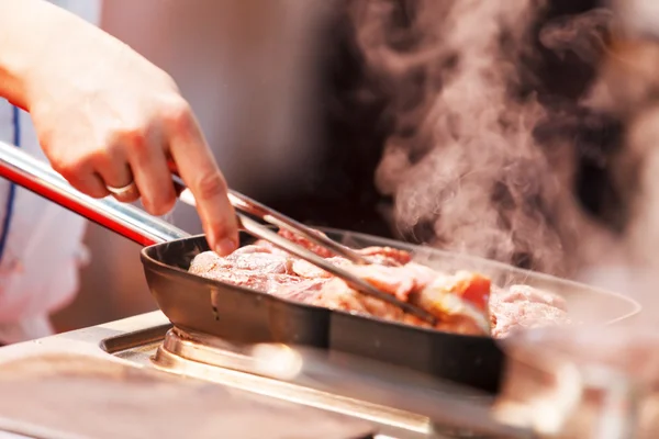 Chef at work — Stock Photo, Image