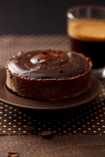 Torta de chocolate — Fotografia de Stock