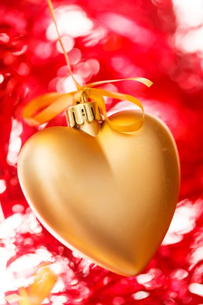 Gold hearts — Stock Photo, Image