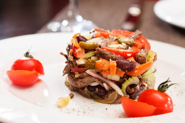 Ensalada de carne — Foto de Stock