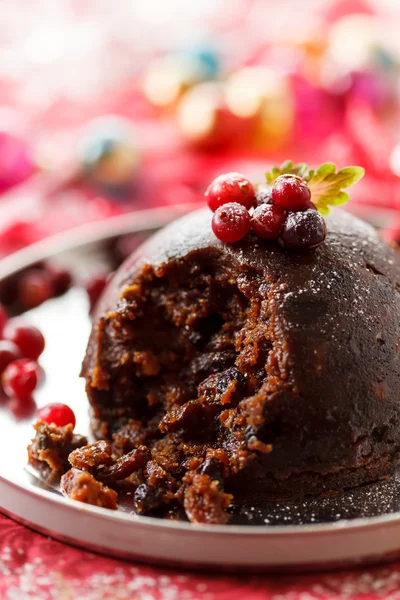 Budín de Navidad — Foto de Stock