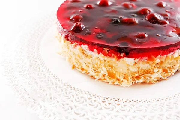 Cherry cake — Stock Photo, Image