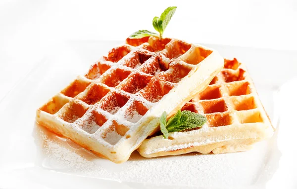 Belgium waffles — Stock Photo, Image