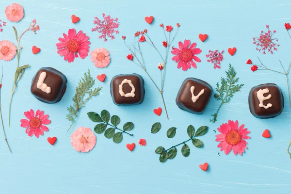 Chocolate regalo de San Valentín —  Fotos de Stock