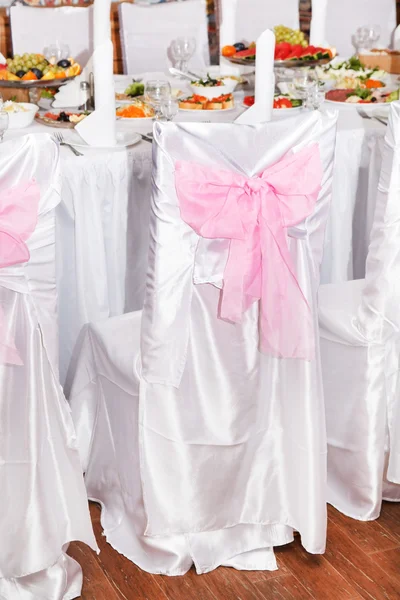 Bröllop dukningen — Stockfoto