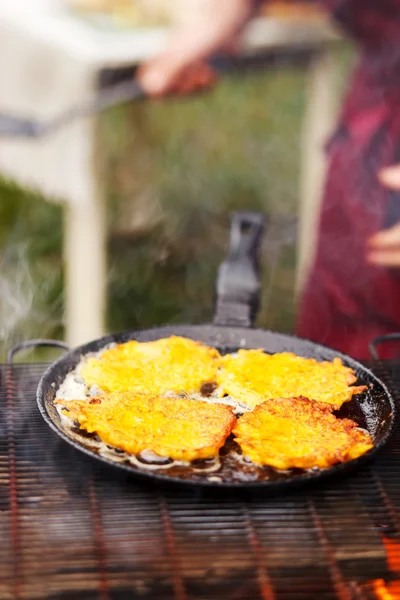 Pumpkin pancakes — Stock Photo, Image