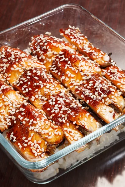 Japanese food roast eel — Stock Photo, Image