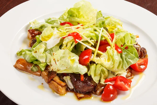 Salad with meat — Stock Photo, Image