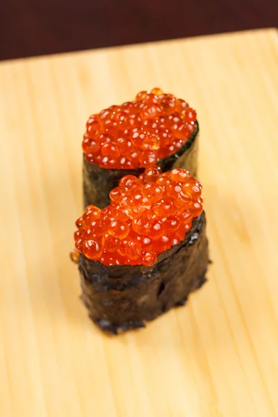 Sushi con caviar — Foto de Stock