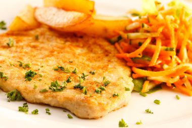 şnitzel ile patates