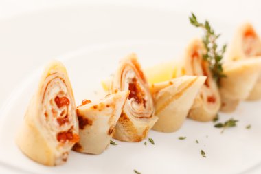 havyar ile Pancakes
