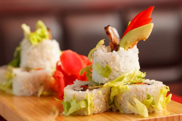 Leckeres Sushi — Stockfoto