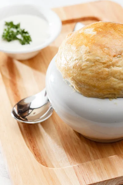 Kyckling pot-pie — Stockfoto