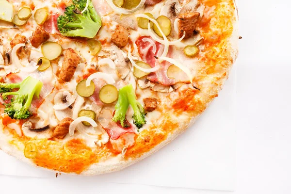 Leckere Pizza — Stockfoto