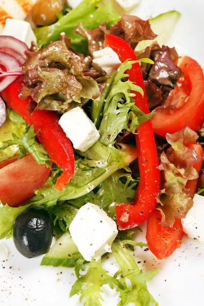 Greek salad — Stock Photo, Image