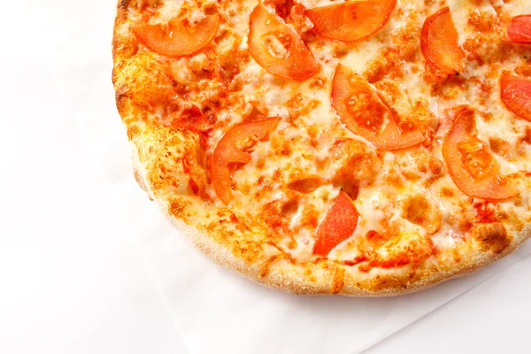 Smakelijke pizza — Stockfoto