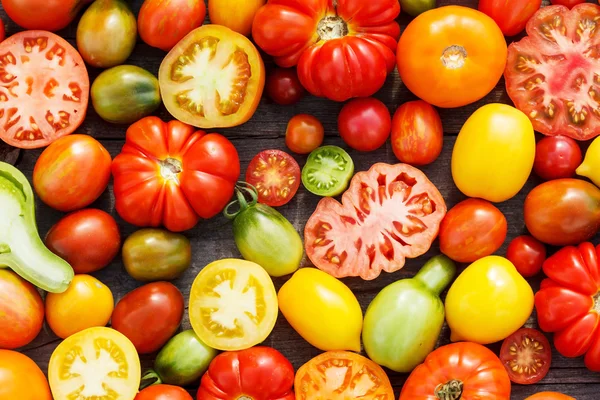 Tomates coloridos — Fotografia de Stock