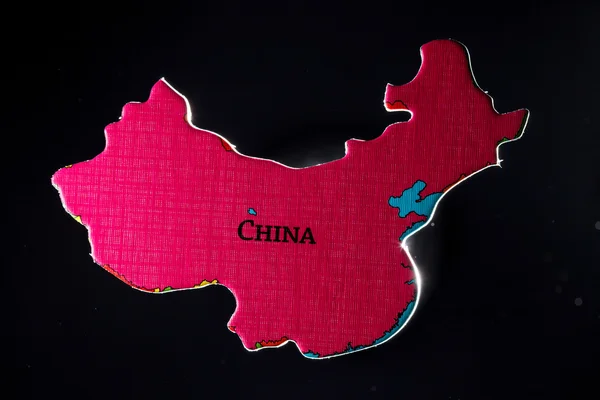 中国の地図パズル — ストック写真
