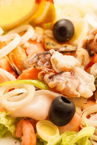 Seafood salad — Stock Photo, Image