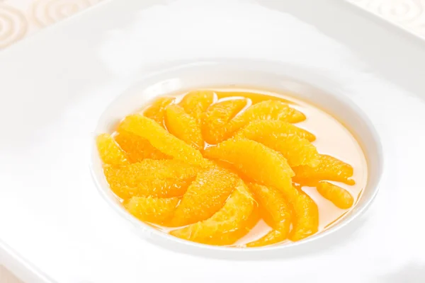 Orange dessert — Stock Photo, Image