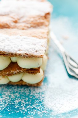 yağlı vanilyalı krema ile