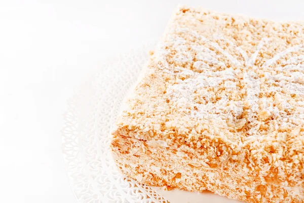 Vanilla and Custard Cake — Stock Photo, Image