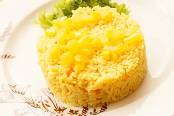 Arroz amarelo — Fotografia de Stock