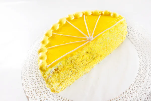 Лимонний торт — стокове фото