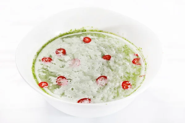 Spinatcremesuppe — Stockfoto