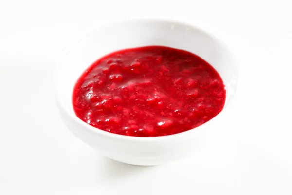 Jam in bowl — Stock Photo, Image