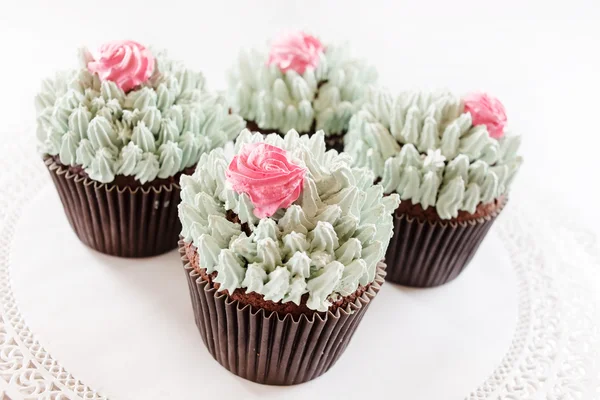 Cupcakes de cactus — Photo