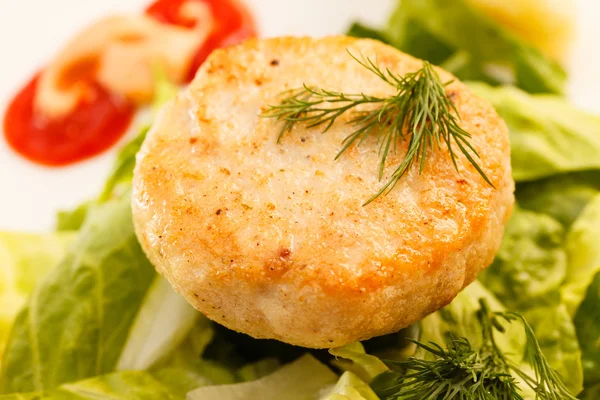 Chicken cutlet — Stock Photo, Image