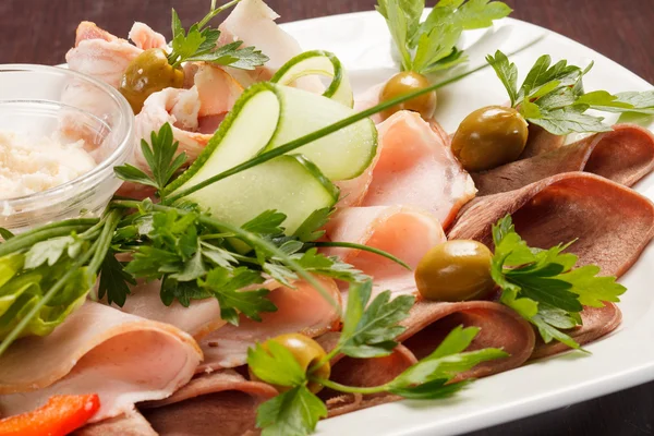 Appetizer from meat — Stock Photo, Image