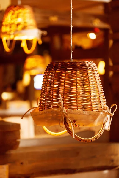 Lampa i restaurangen — Stockfoto