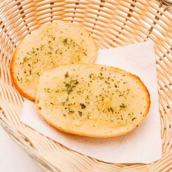 新鲜大蒜面包 — 图库照片
