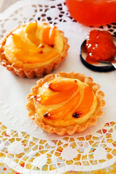 Apricot tart — Stock Photo, Image