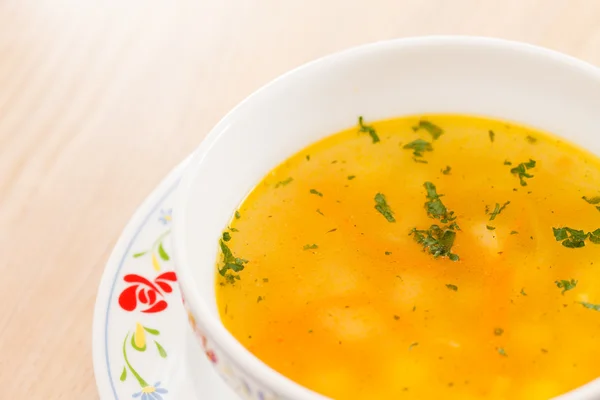 Soupe de poulet — Photo