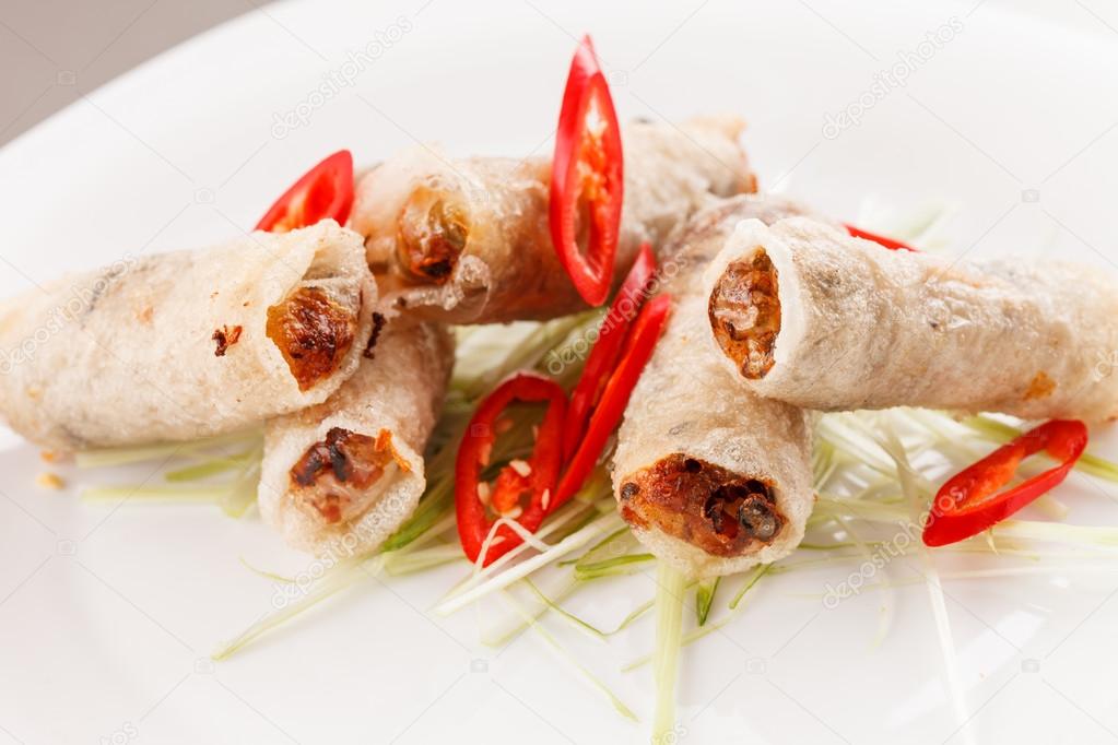 Roll food wrappers