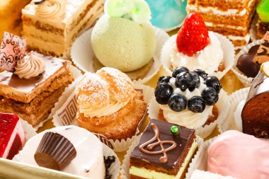 Different pastries clipart
