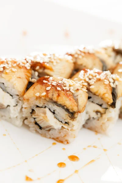 Läckra sushi — Stockfoto