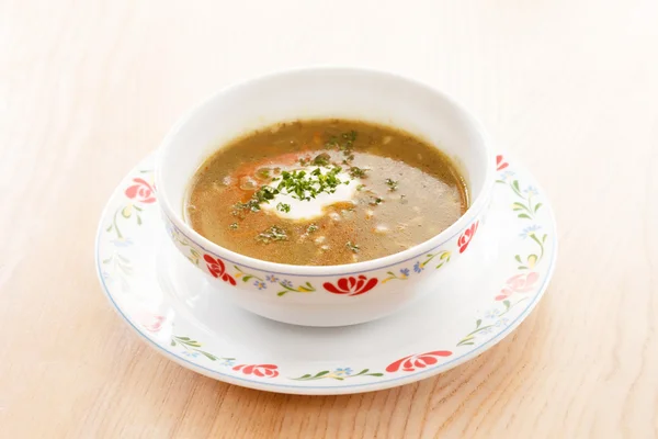 Tasty soup — Stock Photo, Image