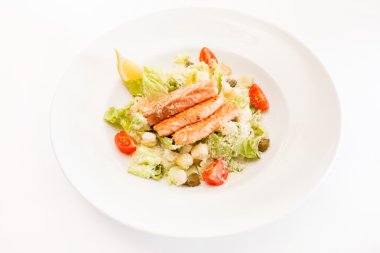 Karidesli Sezar salatası