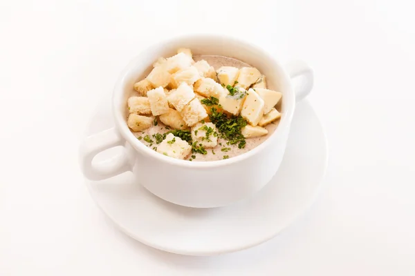 Mushroom cream soup — Stock Image Mushroom cream soup Royalty Free Stock Photos